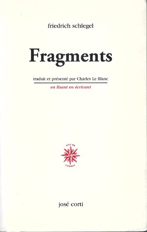 Couverture du livre Fragments