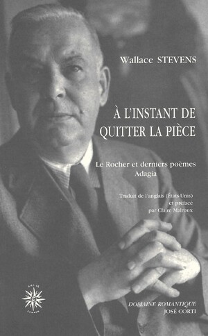 Couverture du livre À l’instant de quitter la pièce