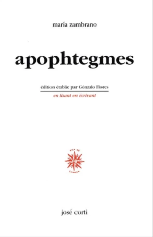 Couverture du livre Apophtegmes