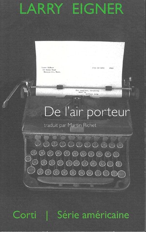 Couverture du livre De l’air porteur