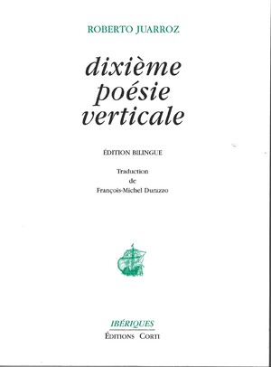 Couverture du livre Dixième poésie verticale