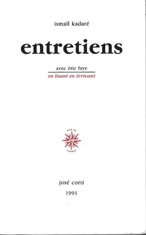 Couverture du livre Entretiens avec Éric Faye