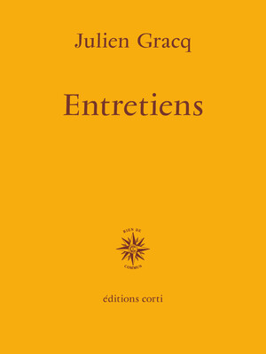 Couverture du livre Entretiens