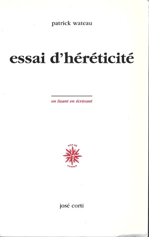 Couverture du livre Essai d’héréticité
