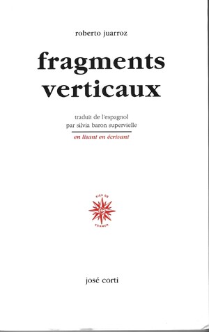 Couverture du livre Fragments verticaux