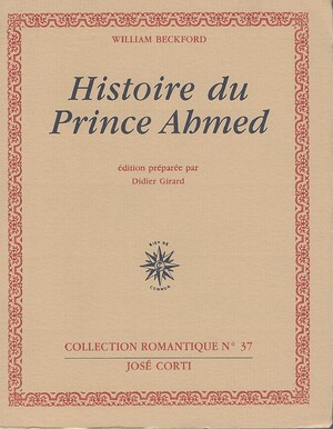 Couverture du livre Histoire du prince Ahmed