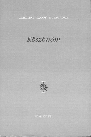Couverture du livre Köszönöm