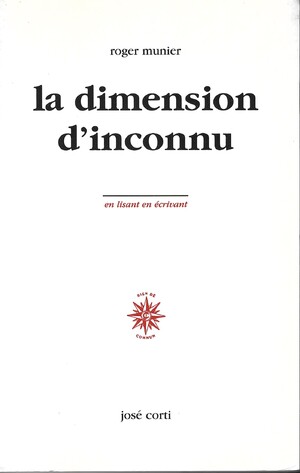Couverture du livre La dimension d’inconnu