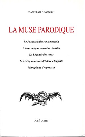 Couverture du livre La Muse parodique