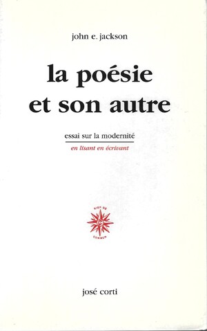 Couverture du livre La poésie et son autre. Essai sur la modernité