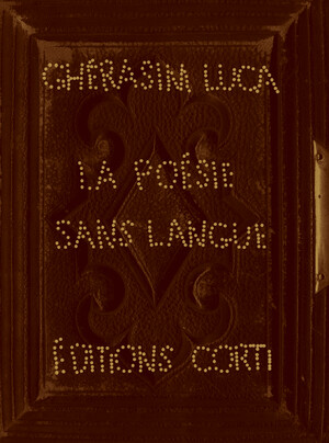 Couverture du livre La Poésie sans langue