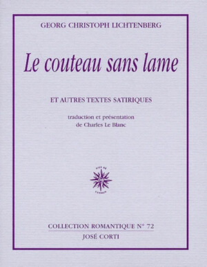 Couverture du livre Le couteau sans lame