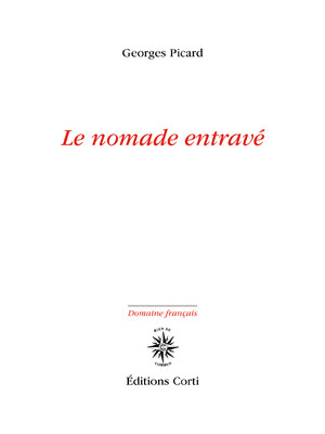 Couverture du livre Le Nomade entravé