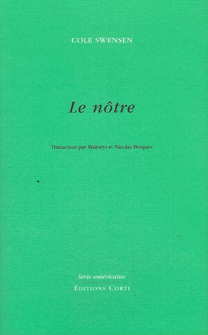Couverture du livre Le nôtre
