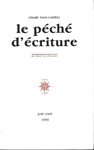 Couverture du livre Le Péché d’écriture