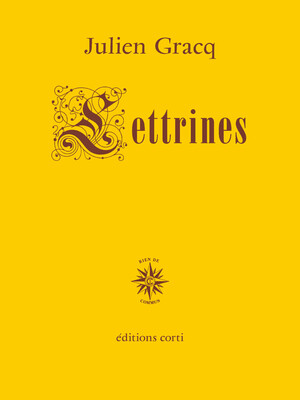 Couverture du livre Lettrines