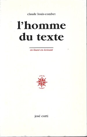 Couverture du livre L’homme du texte