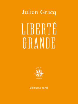 Couverture du livre Liberté grande