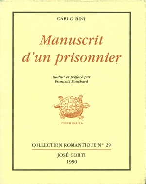 Couverture du livre Manuscrit d’un prisonnier