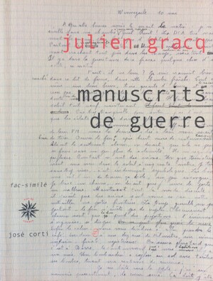 Couverture du livre Manuscrits de guerre - Fac-similé