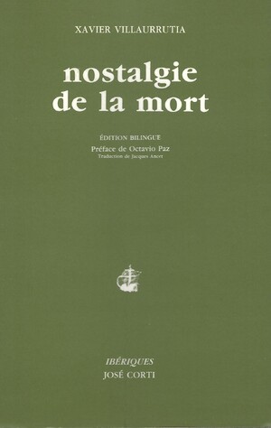 Couverture du livre Nostalgie de la mort