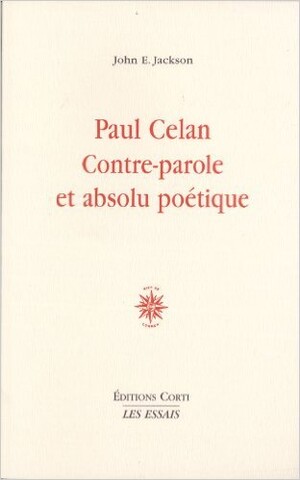 Couverture du livre Paul Celan, contre-parole poétique