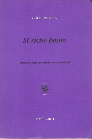 Couverture du livre Si riche heure