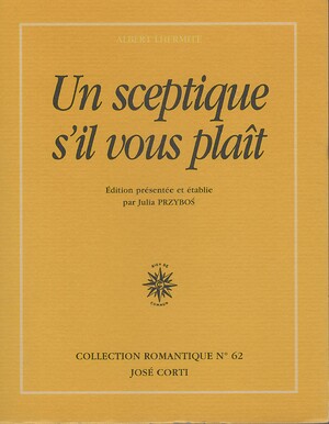 Couverture du livre Un sceptique s’il vous plaît