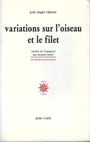 Couverture du livre Variations sur l’oiseau et le filet