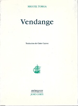 Couverture du livre Vendange