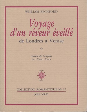Couverture du livre Voyage d’un rêveur éveillé T. I : De Londres à Venise